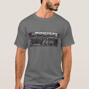 T-shirt Le clavier de Ben d'hélicoptère