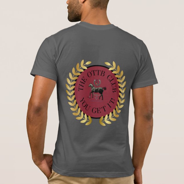 T-shirt Le club de Brhm Otto, belle course pour bébé mare  (Dos)