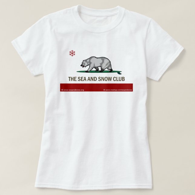 T-shirt Le club de mer et de neige - 2009 standard (Design devant)