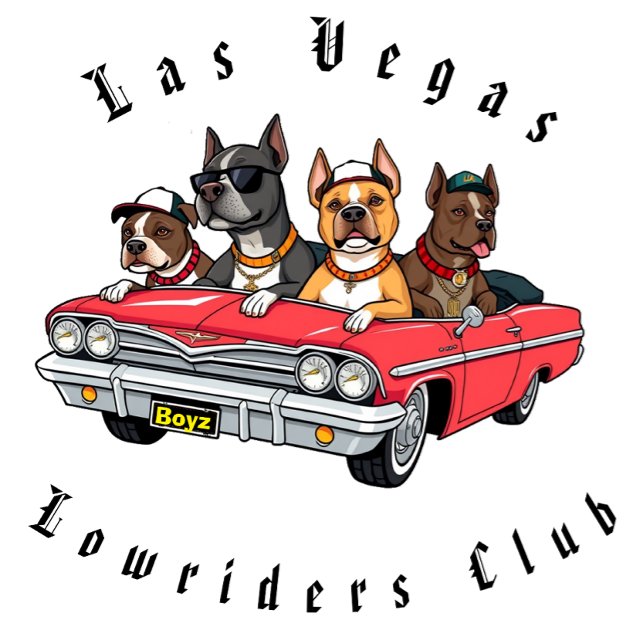 T-shirt Le club des plus petits de Las Vegas Pitbull (Créateur téléchargé)