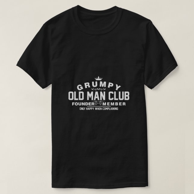 T-shirt Le club des vieux grincheux (Design devant)