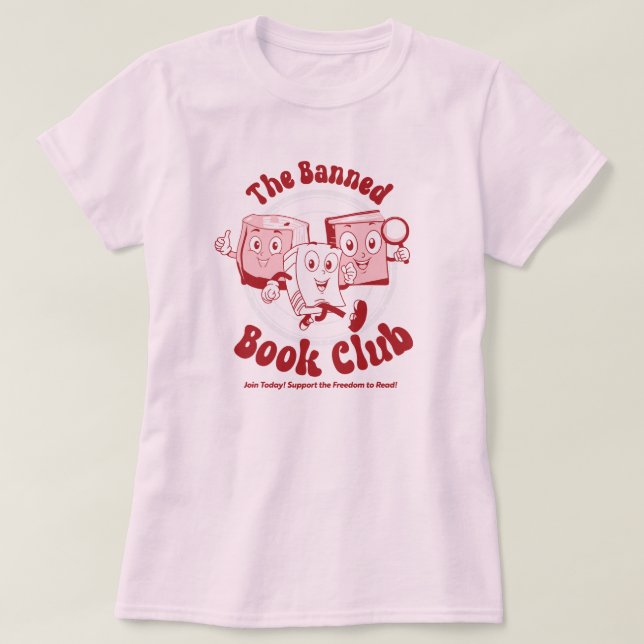 T-shirt Le club du livre interdit (Design devant)