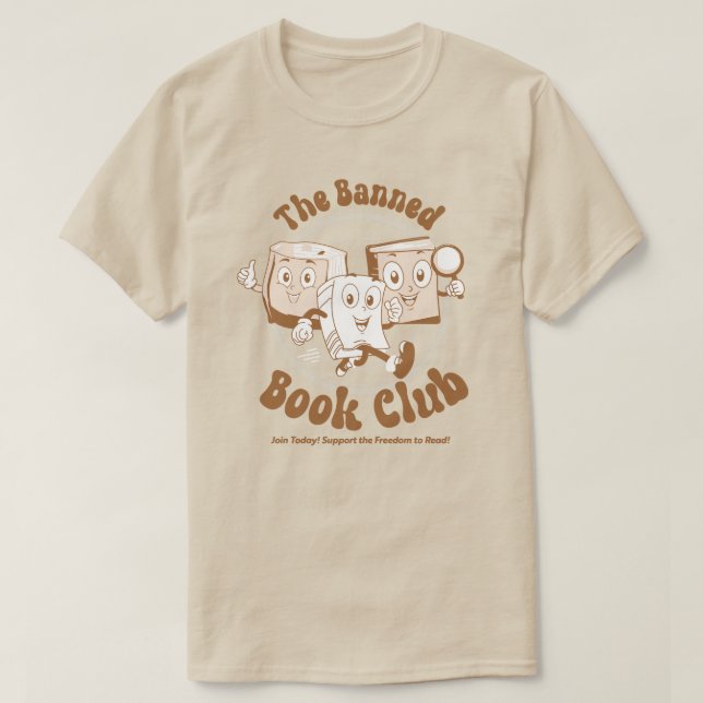 T-shirt Le club du livre interdit (Design devant)