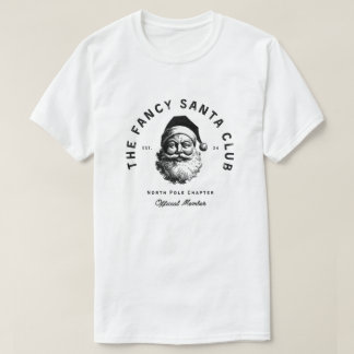 T-shirt « Le Club Santa Élégant » - Impression d'art de No