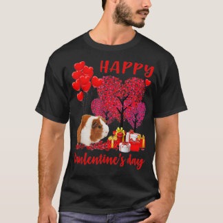 T-shirt Le Cochon De Guinée est ma Valentine Funny Cochon 