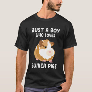 T-shirt Le Cochon de Guinée Juste un garçon qui aime les C