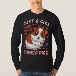 T-shirt Le Cochon de Guinée, juste une fille qui aime les 