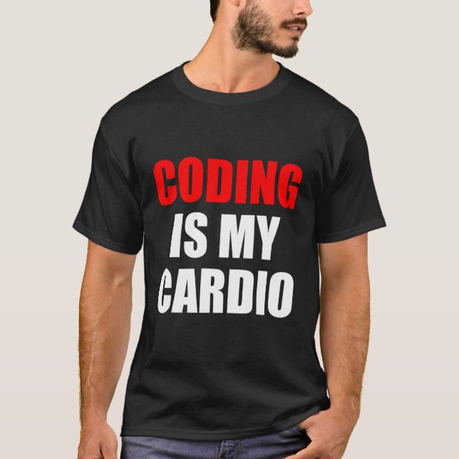 T-shirt Le Codage Funny Web Developer Est Mon Codage Cardi (Devant)
