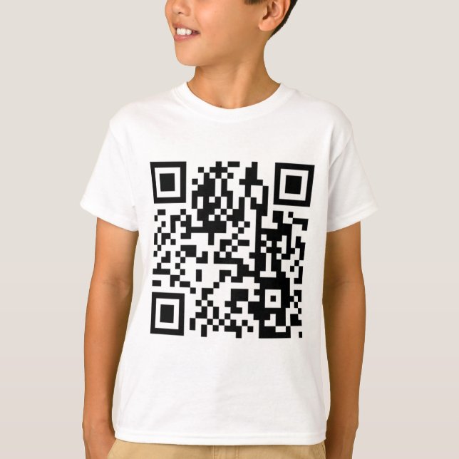 T-shirt Le code de QR (Devant)