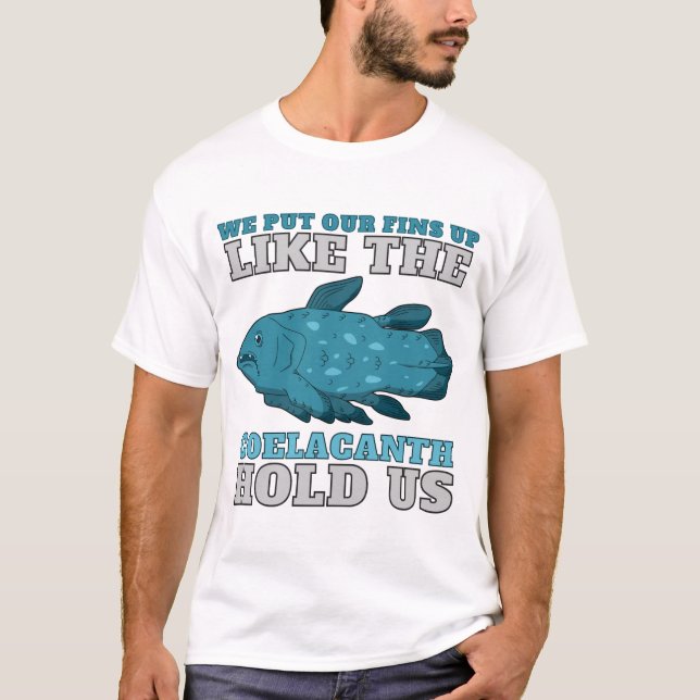 T-shirt Le Coelacanth nous tiennent (Devant)