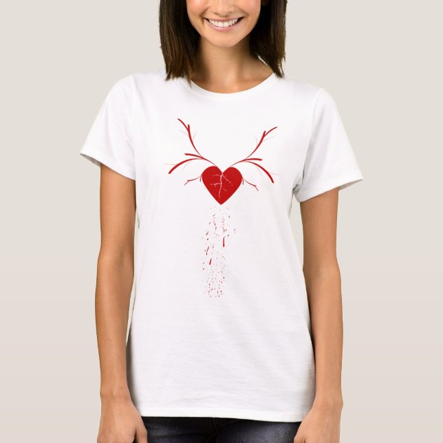 T-shirt Le coeur brisé (Devant)