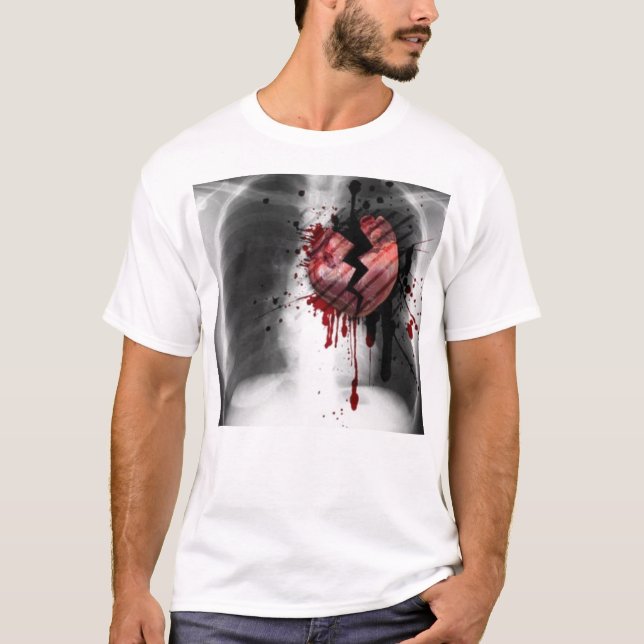 T-shirt Le coeur brisé (Devant)