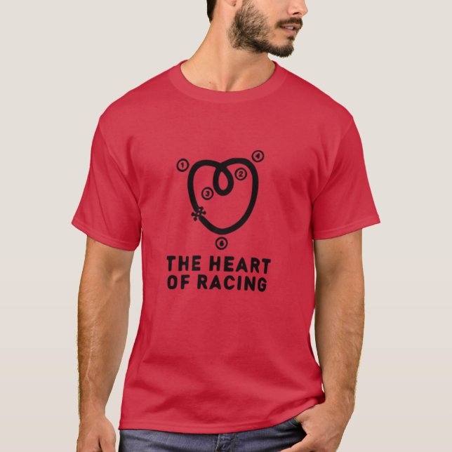 T-SHIRT LE COEUR DE LA COURSE (Devant)