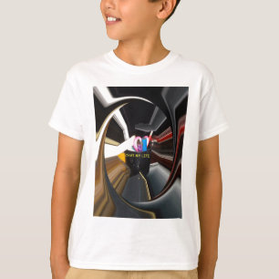 T-shirt Le cœur de l'agitation Essentiel de bureau en ro