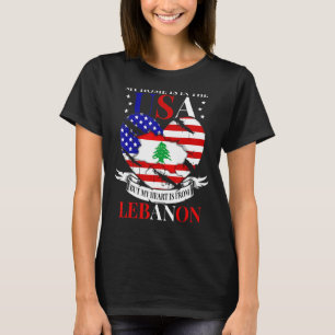 T-shirt Le Coeur des Patriotes Libanais Américains vient d