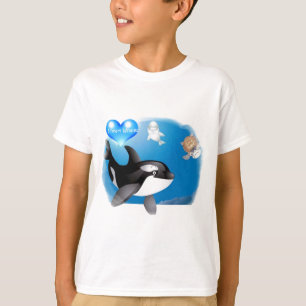 T-shirt Le coeur d'orque (épaulard) I conçoit
