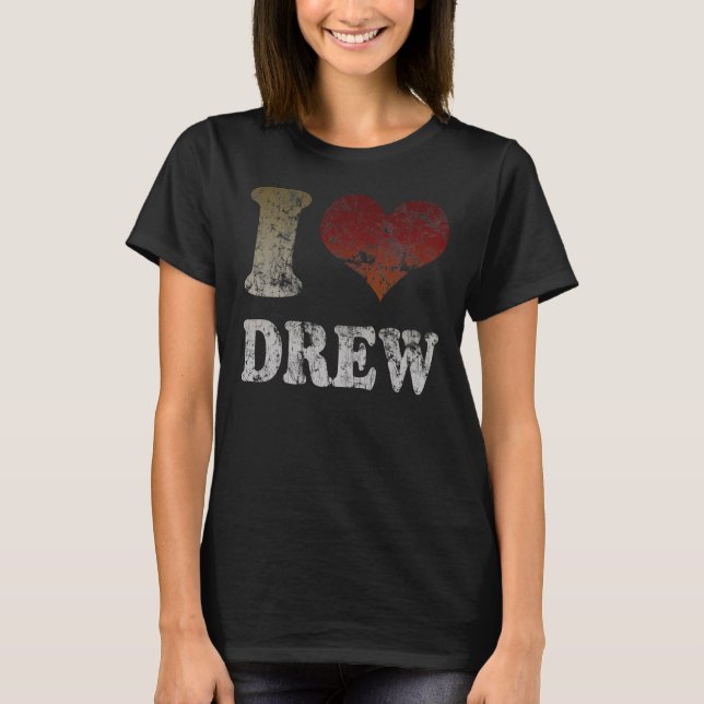 T-shirt Le coeur I a dessiné (Devant)