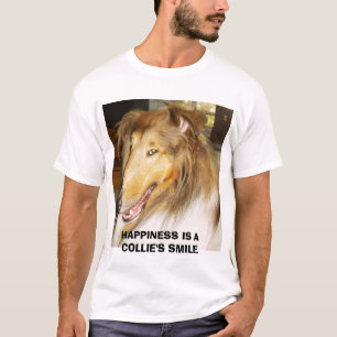 T-SHIRT LE COLLEY, BONHEUR EST LE SOURIRE D'UN COLLEY