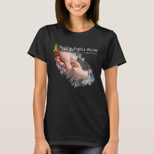 T-shirt Le combat de Julia de soutien ! Le héros du papa