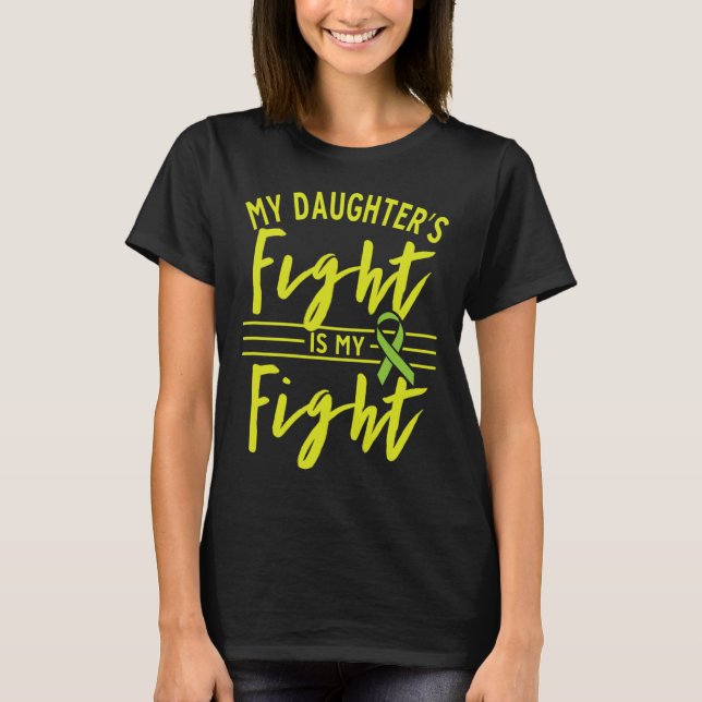 T-shirt Le combat de la fille est mon combat Défenseur de  (Devant)