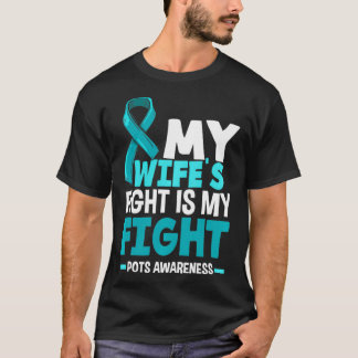 T-shirt Le combat de ma femme est mon combat POTS Sensibil