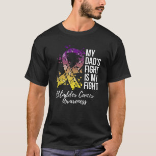 T-shirt Le combat de mon père est ma lutte contre le cance