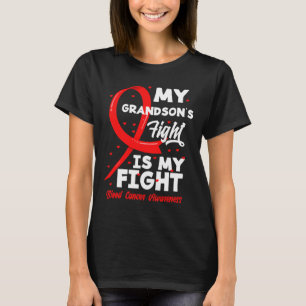 T-shirt Le combat de mon petit-fils est mon combat Sensibi