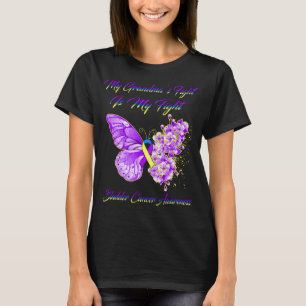T-shirt Le combat de Papillon Ma grand-mère est ma vessie 
