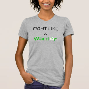 T-shirt Le combat des femmes comme un guerrier aa