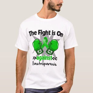 T-shirt Le combat est dessus contre la gastroparésie