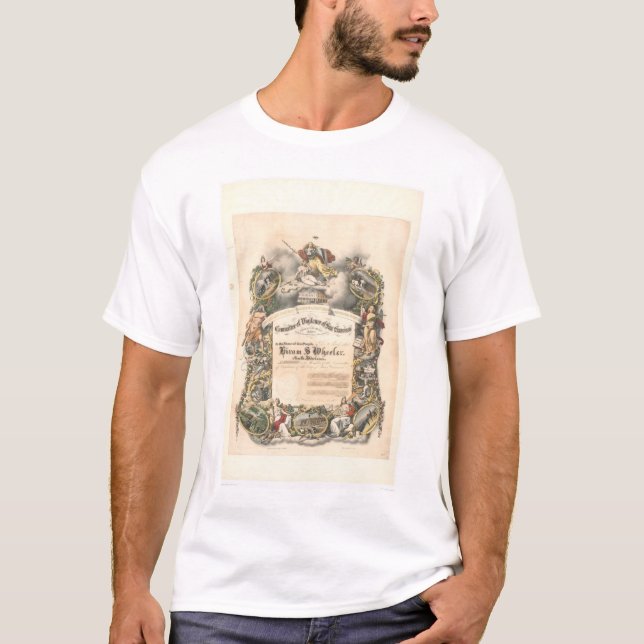 T-shirt Le Comité de la vigilance de San Francisco (1825A) (Devant)