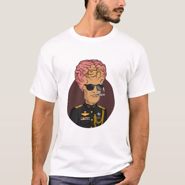 T-shirt Le Commandant Noir (Devant)