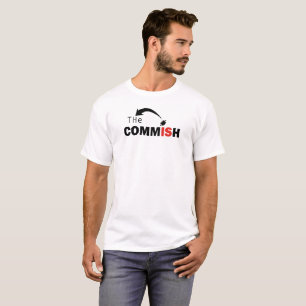 T-shirt Le commissaire du football d'imaginaire de chemise