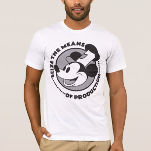 T-shirt Le communisme saisit le dessin animé de Willie Mou
