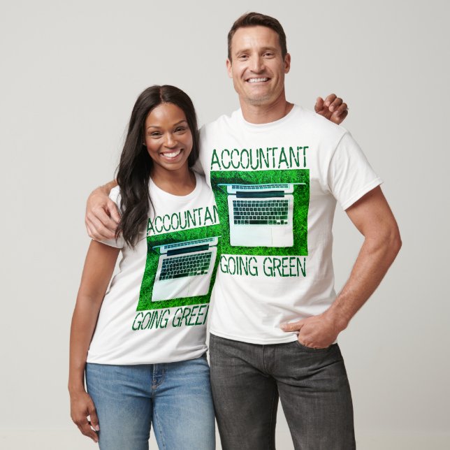 T-shirt "Le comptable devient vert" (Unisexe)