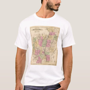 T-shirt Le comté de Kennebec, Maine
