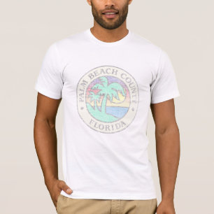 T-shirt Le comté de Palm Beach