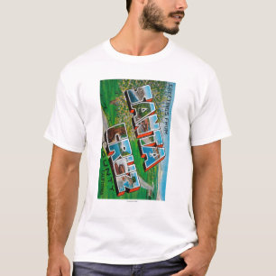 T-shirt Le comté de Santa Cruz, la Californie