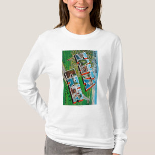 T-shirt Le comté de Santa Cruz, la Californie