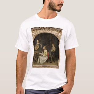 T-shirt Le concert : Chanteur et joueur de Theorbo