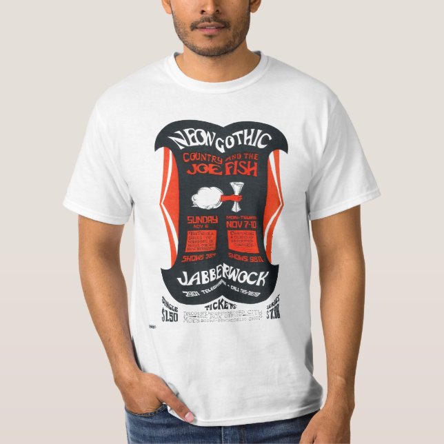 T-SHIRT LE CONCERT DE NEON GOTHIC 60'S SHIRT (Devant)
