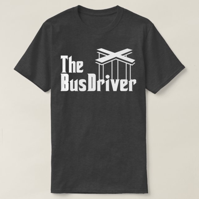 T-shirt Le conducteur de bus est essentiel (Design devant)