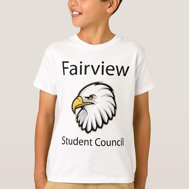 T-shirt Le Conseil d'étudiant de Fairview (Devant)