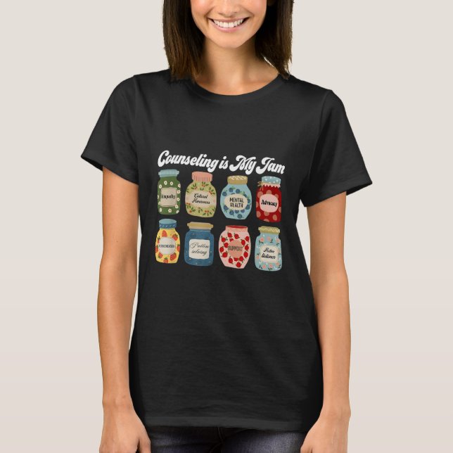 T-shirt Le Conseil Est Mon Jam, Conseiller Grad, Psych Sco (Devant)