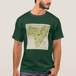 T-shirt Le continent de l'Afrique