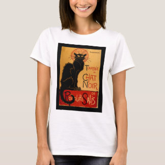 T-shirt Le Conversation Noir de Steinlen