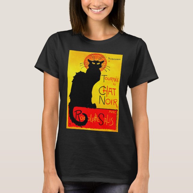 T-shirt Le Conversation Noir Vintage (Devant)