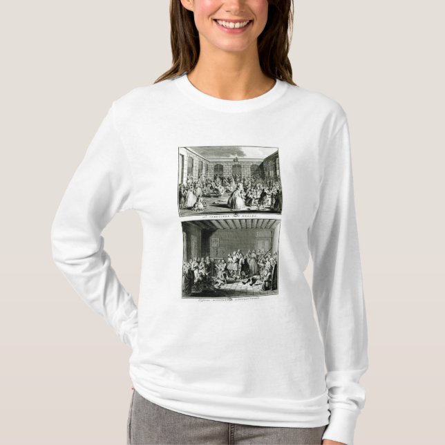 T-shirt Le Convulsionaries du cimetière de paroisse (Devant)
