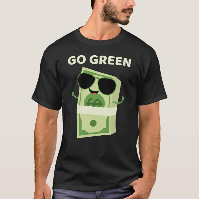 T-shirt Le Cool devenez écolo Wad de l'argent comptant jeu (Devant)