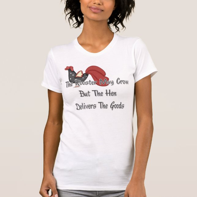 T-shirt Le coq peut croquer Tee (Devant)